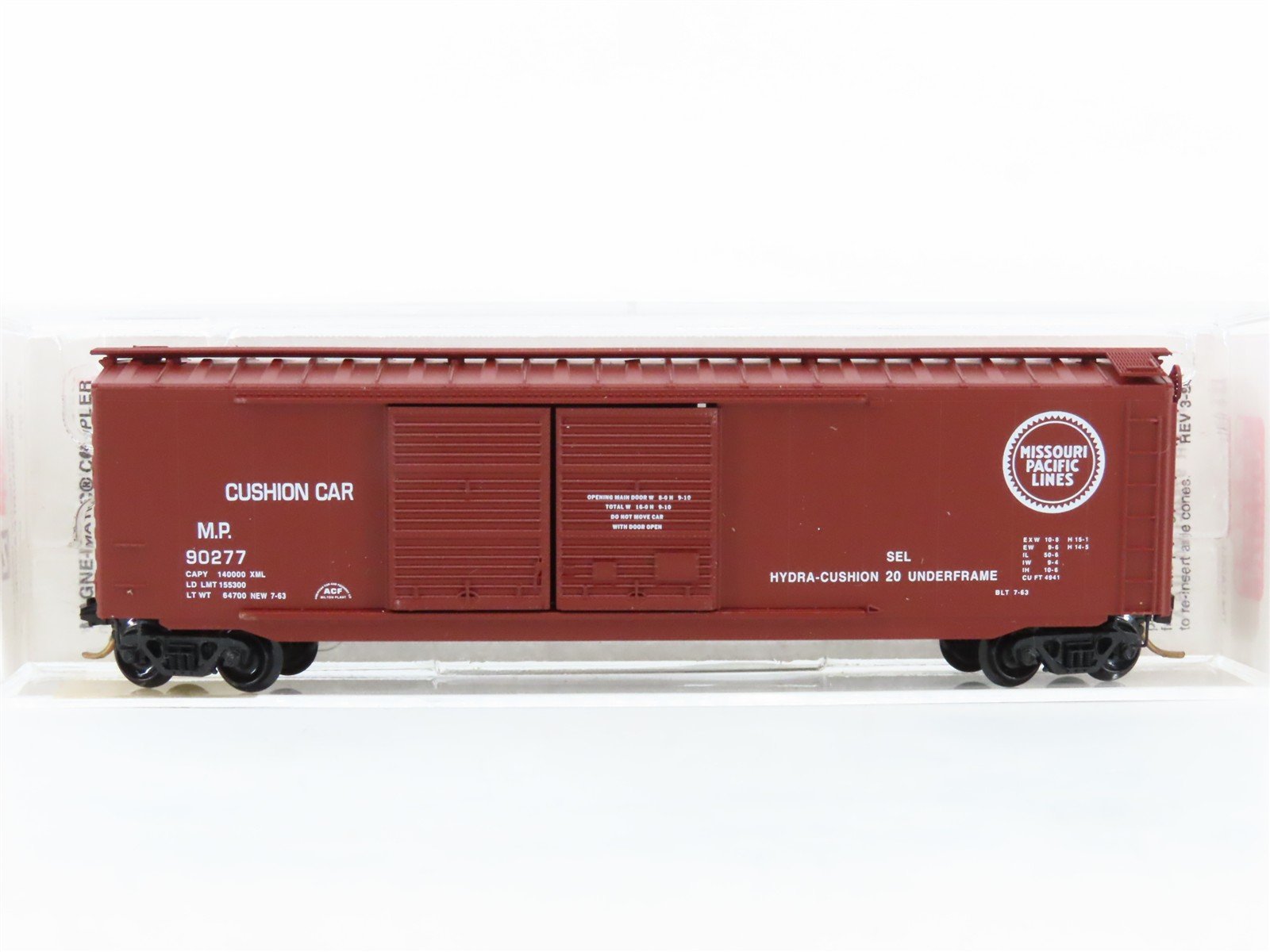 N Scale Micro-Trains 34190 MP Missouri Pacific 50' Box Car 90277 RTR