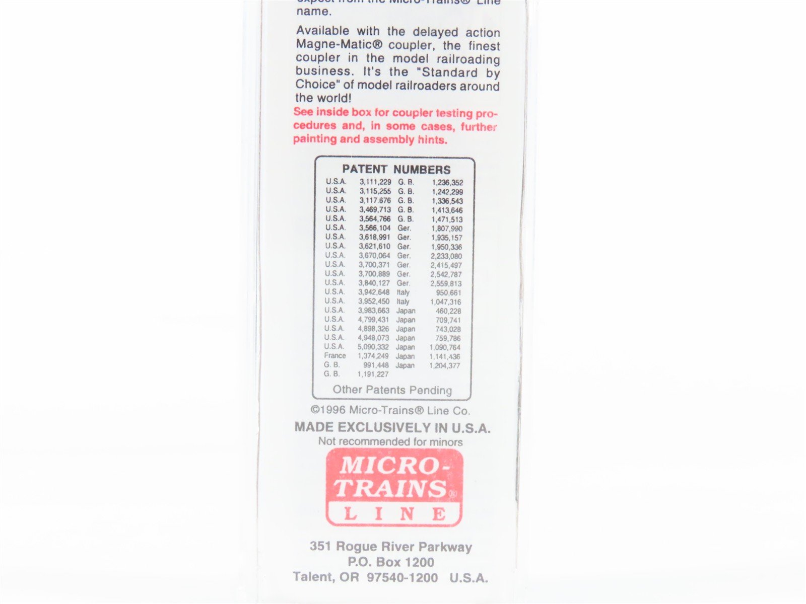 N Scale Micro-Trains 34190 MP Missouri Pacific 50' Box Car 90277 RTR