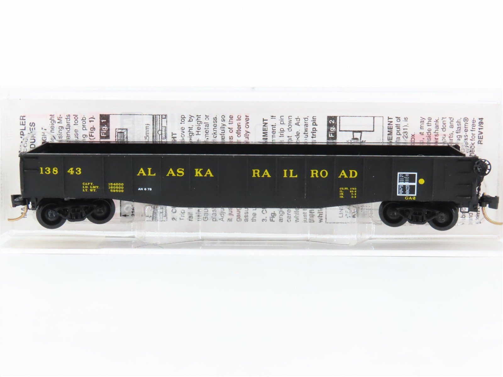 N Scale Micro-Trains 46340 ARR Alaska Railroad 50' Fishbelly Gondola 13843 RTR