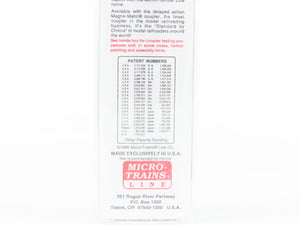 N Scale Micro-Trains 46340 ARR Alaska Railroad 50' Fishbelly Gondola 13843 RTR