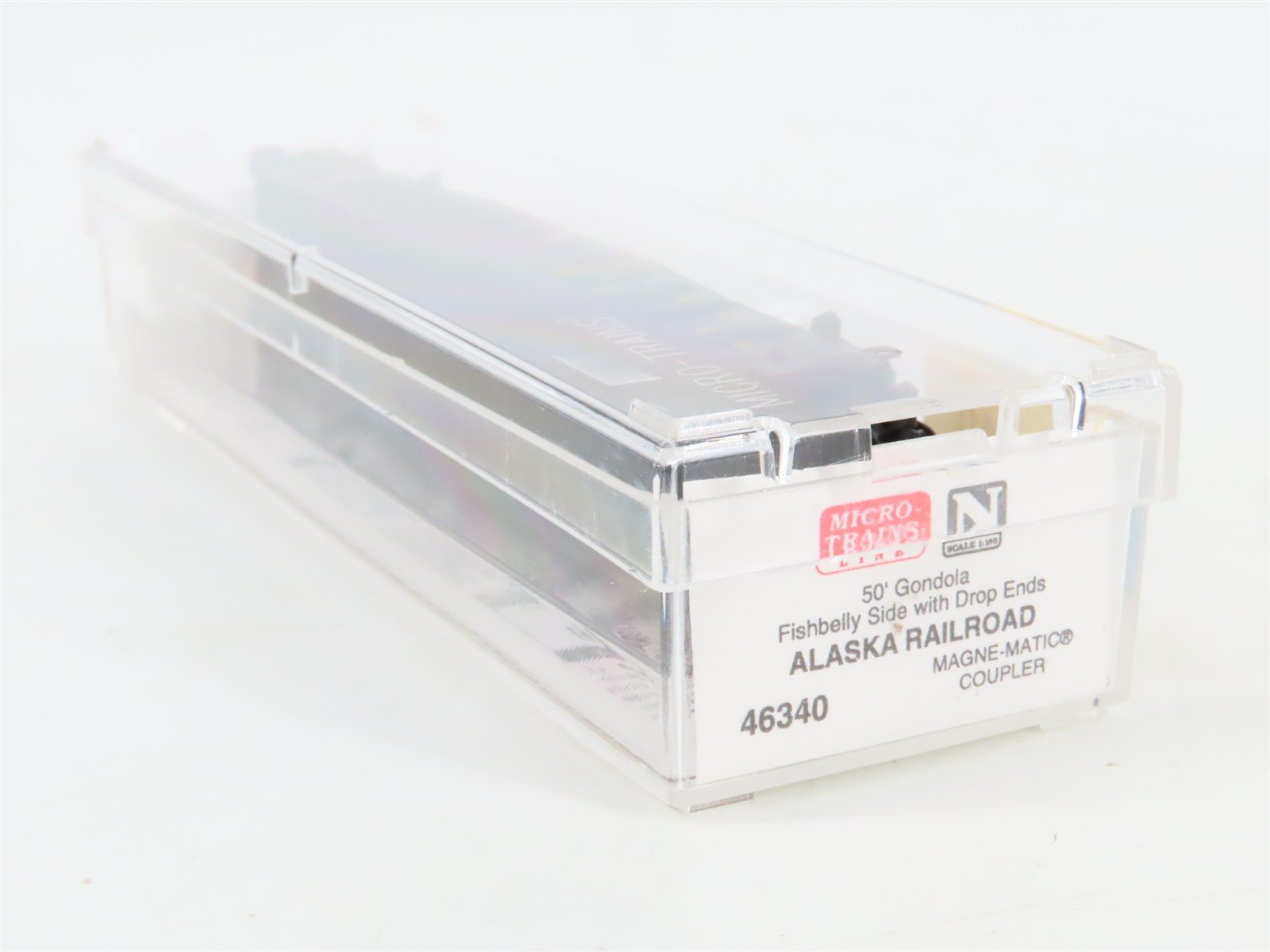 N Scale Micro-Trains 46340 ARR Alaska Railroad 50' Fishbelly Gondola 13843 RTR