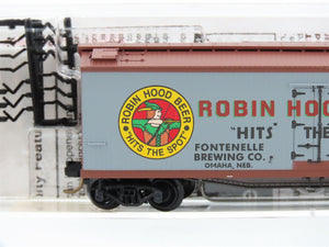 N Scale Micro-Trains 49450 FBX Fontenelle Brewing Co. 40' Beer Reefer 5300 RTR
