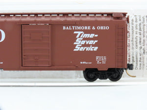 N Scale Micro-Trains 20346/1 B&O Baltimore & Ohio 40' Box Car 470699 RTR