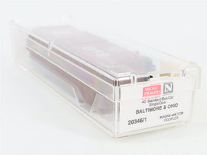 N Scale Micro-Trains 20346/1 B&O Baltimore & Ohio 40' Box Car 470699 RTR
