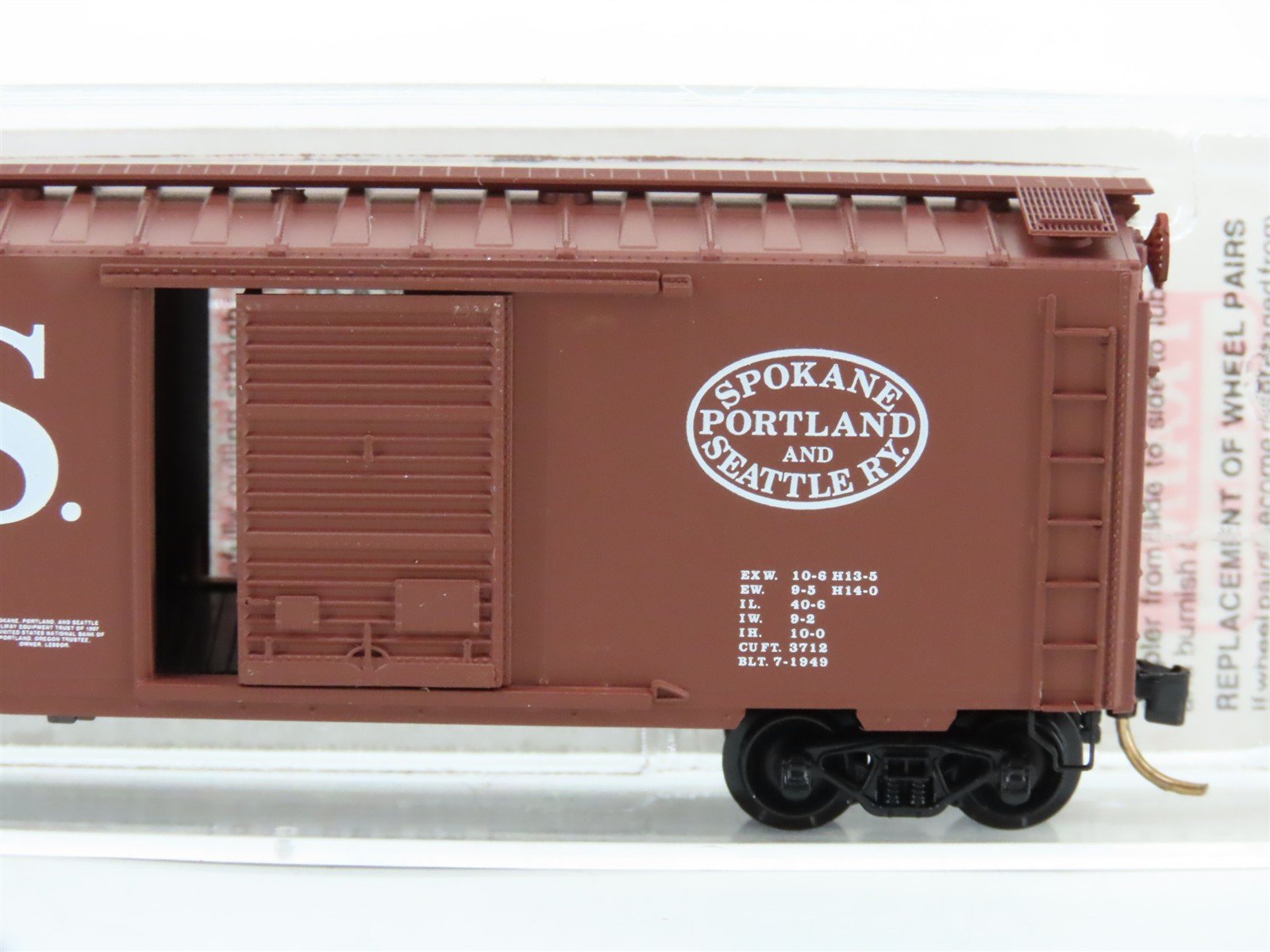N Scale Micro-Trains 20246 Spokane, Portland & Seattle 40' Box Car RTR