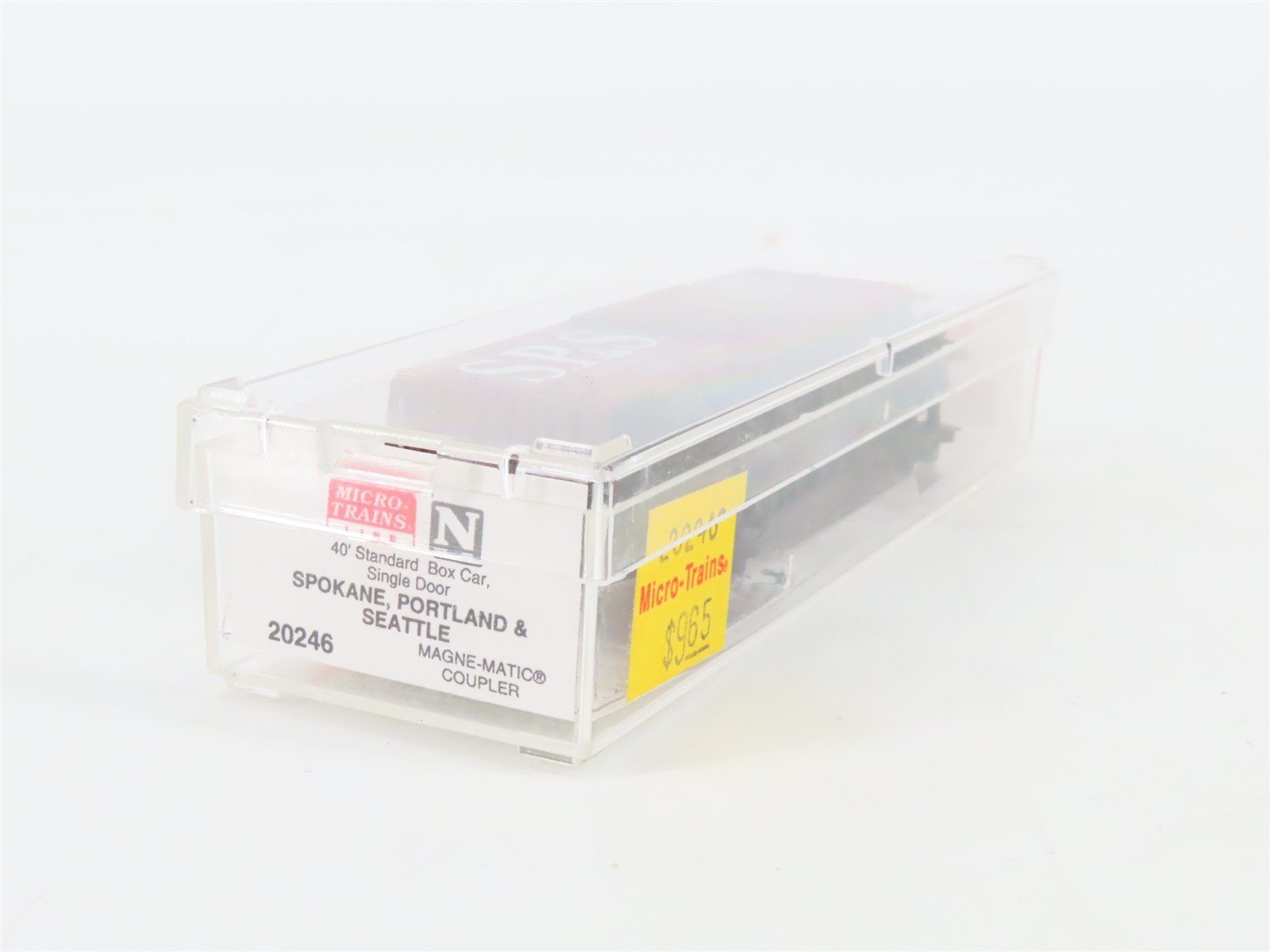 N Scale Micro-Trains 20246 Spokane, Portland & Seattle 40' Box Car RTR