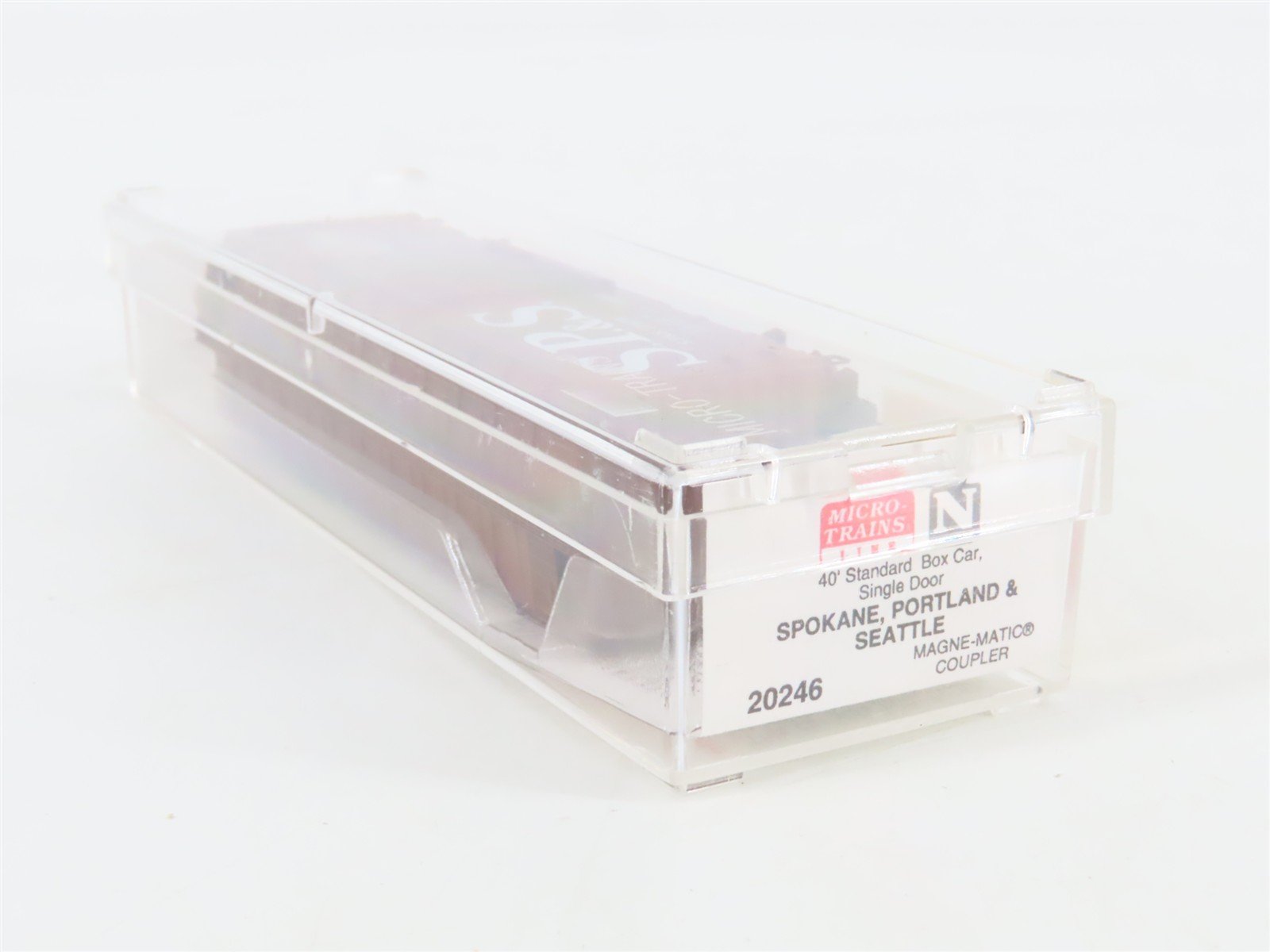 N Scale Micro-Trains 20246 Spokane, Portland & Seattle 40' Box Car RTR