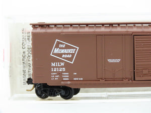 N Scale Micro-Trains 33100 MILW Milwaukee Road 50' Box Car 12125 RTR