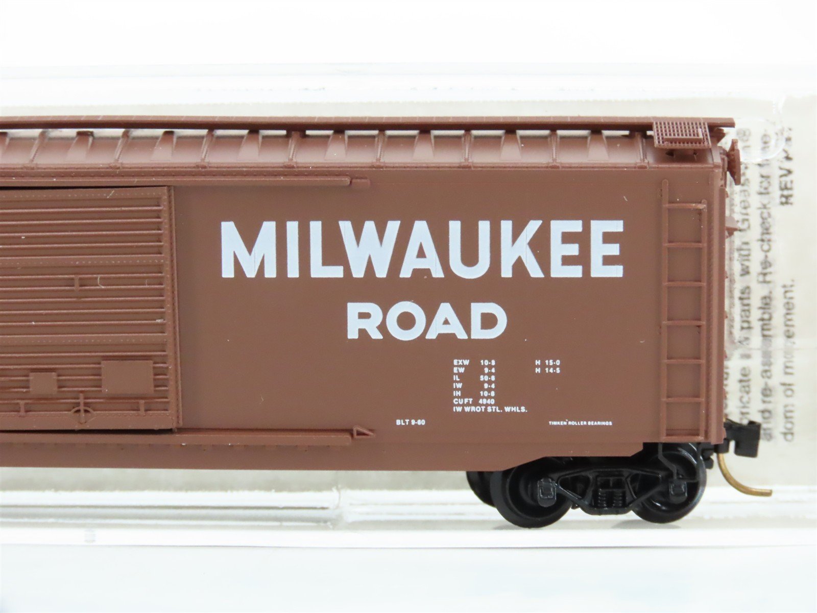 N Scale Micro-Trains 33100 MILW Milwaukee Road 50' Box Car 12125 RTR