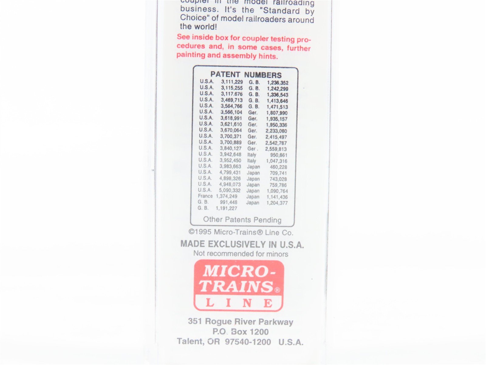 N Scale Micro-Trains 33100 MILW Milwaukee Road 50' Box Car 12125 RTR