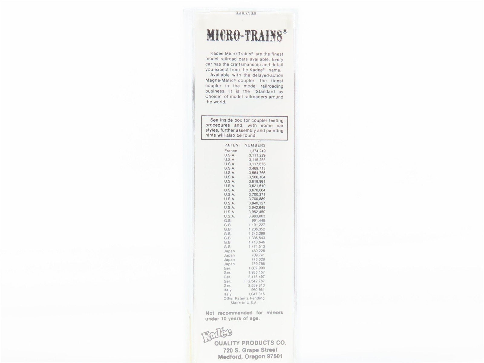 N Scale Micro-Trains 20710 UP Union Pacific 40' Single Door Box Car 108645 RTR