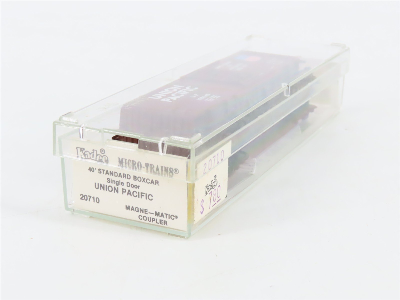 N Scale Micro-Trains 20710 UP Union Pacific 40' Single Door Box Car 108645 RTR