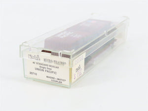 N Scale Micro-Trains 20710 UP Union Pacific 40' Single Door Box Car 108645 RTR