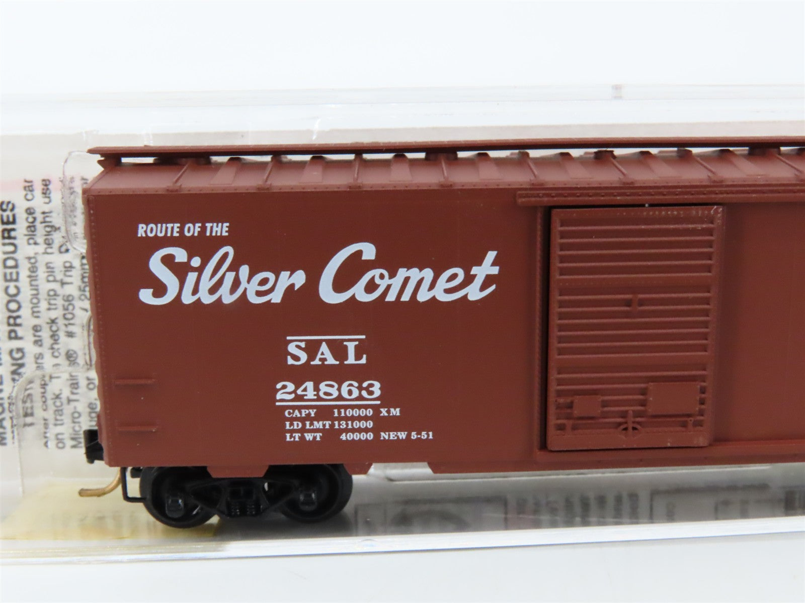 N Scale Micro-Trains 42060 PFI Potlatch Forests Inc. 40' Box Car 424 RTR