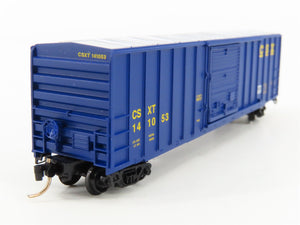 N Scale Micro-Trains 25550/1 CSXT CSX Transportation 50' Rib Side Box Car RTR