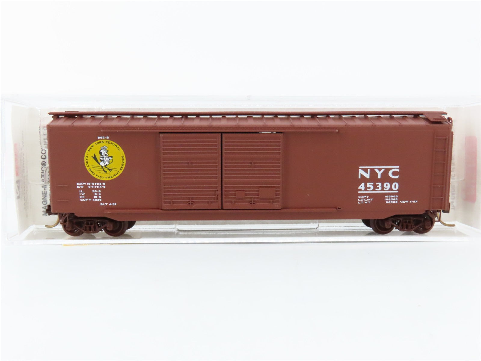 N Scale Micro-Trains 34220 NYC New York Central 50' Box Car 45390 RTR
