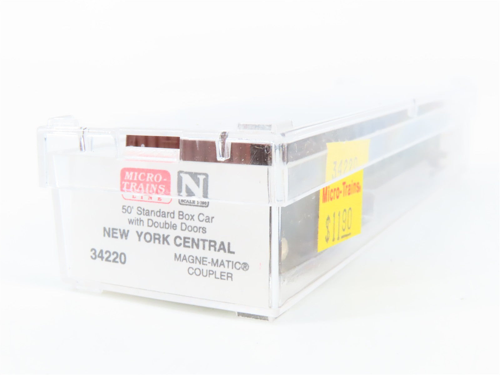 N Scale Micro-Trains 34220 NYC New York Central 50' Box Car 45390 RTR
