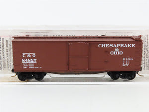 N Scale Micro-Trains 39170 C&O Chesapeake & Ohio 40' Box Car 84827 RTR