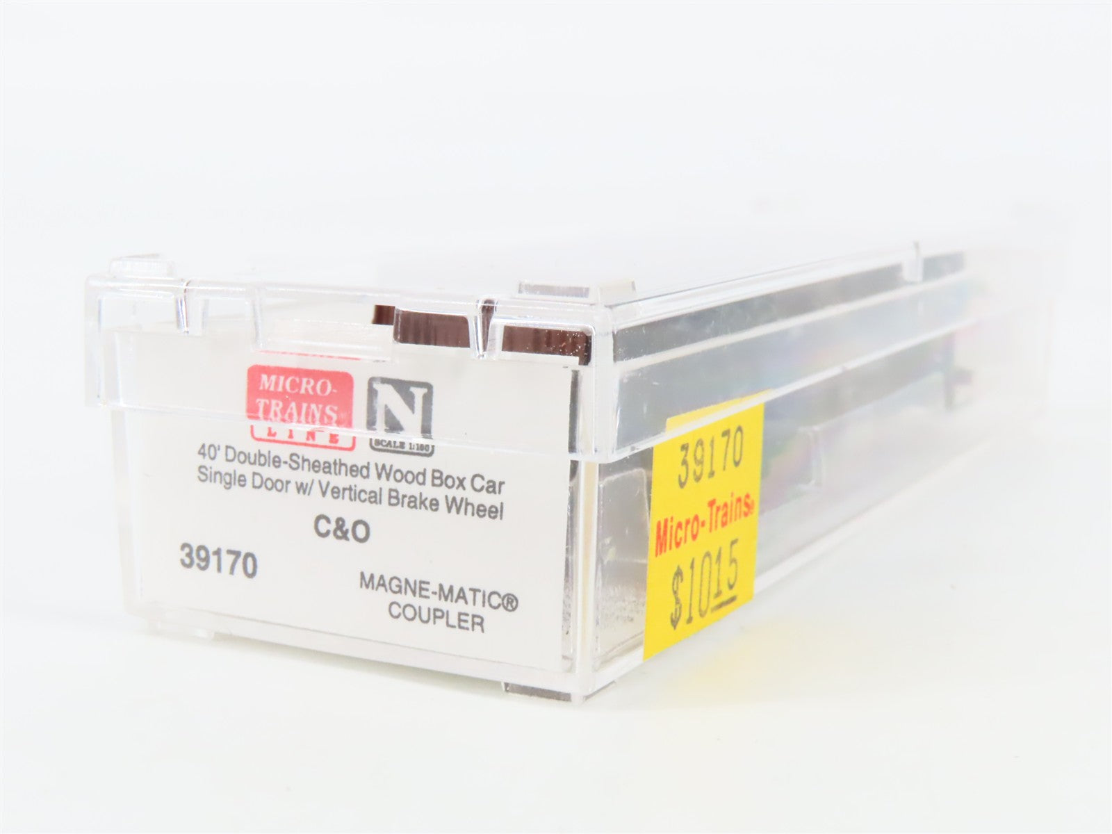 N Scale Micro-Trains 39170 C&O Chesapeake & Ohio 40' Box Car 84827 RTR