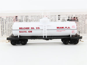 N Scale Micro-Trains 65420 BEPX Belcher Oil Co. 39' 39' Single Dome Tank Car RTR