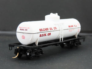 N Scale Micro-Trains 65420 BEPX Belcher Oil Co. 39' 39' Single Dome Tank Car RTR