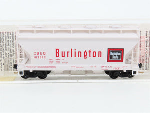 N Scale Micro-Trains 92070 Chicago, Burlington & Quincy 2-Bay Covered Hopper RTR