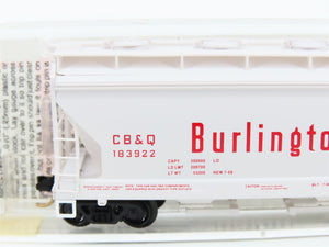 N Scale Micro-Trains 92070 Chicago, Burlington & Quincy 2-Bay Covered Hopper RTR