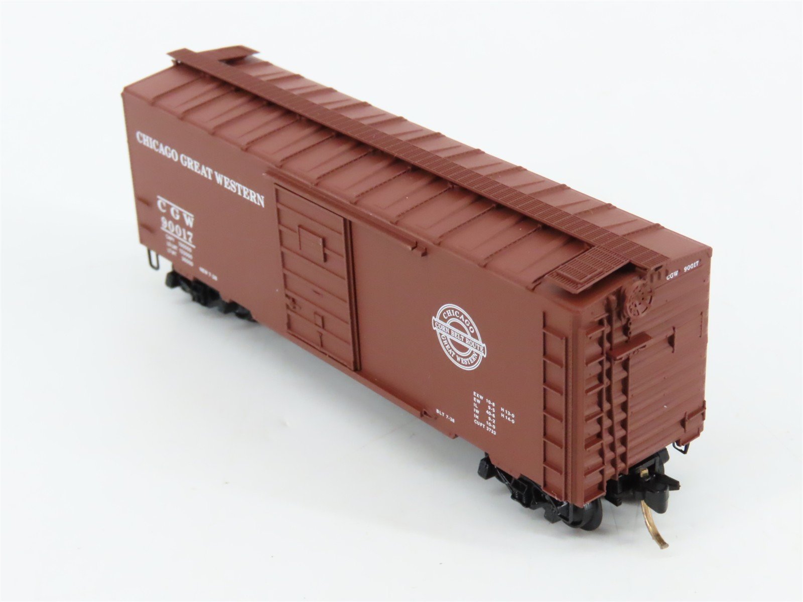 N Scale Micro-Trains 20950 CGW Chicago Great Western 40' Box Car 90017 RTR