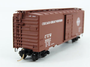 N Scale Micro-Trains 20950 CGW Chicago Great Western 40' Box Car 90017 RTR