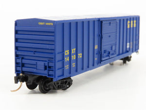 N Scale Micro-Trains 25550/2 CSX 50' 50' Rib Side Box Car, Single Door RTR
