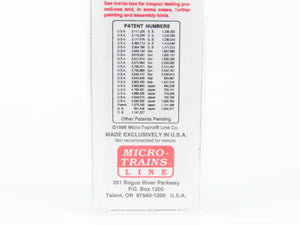 N Scale Micro-Trains 25550/2 CSX 50' 50' Rib Side Box Car, Single Door RTR