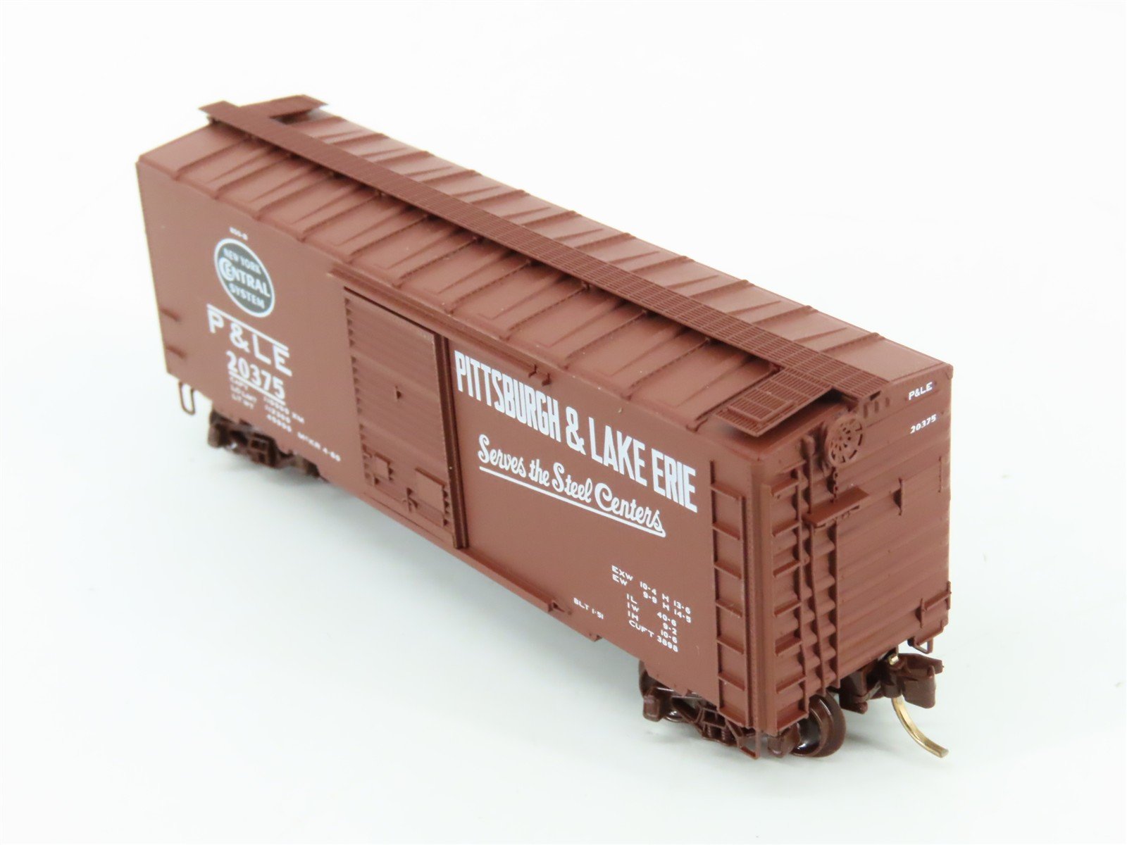 N Scale Micro-Trains 20410 P&LE Pittsburgh & Lake Erie 40' Box Car 20375 RTR