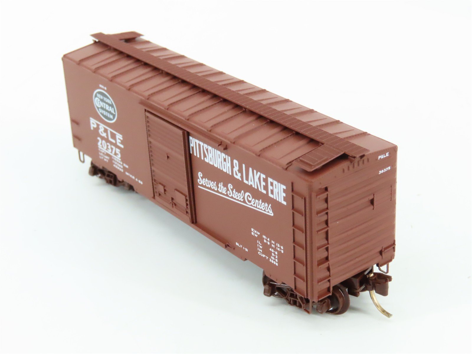 N Scale Micro-Trains 20410 P&LE Pittsburgh & Lake Erie 40' Box Car 20375 RTR