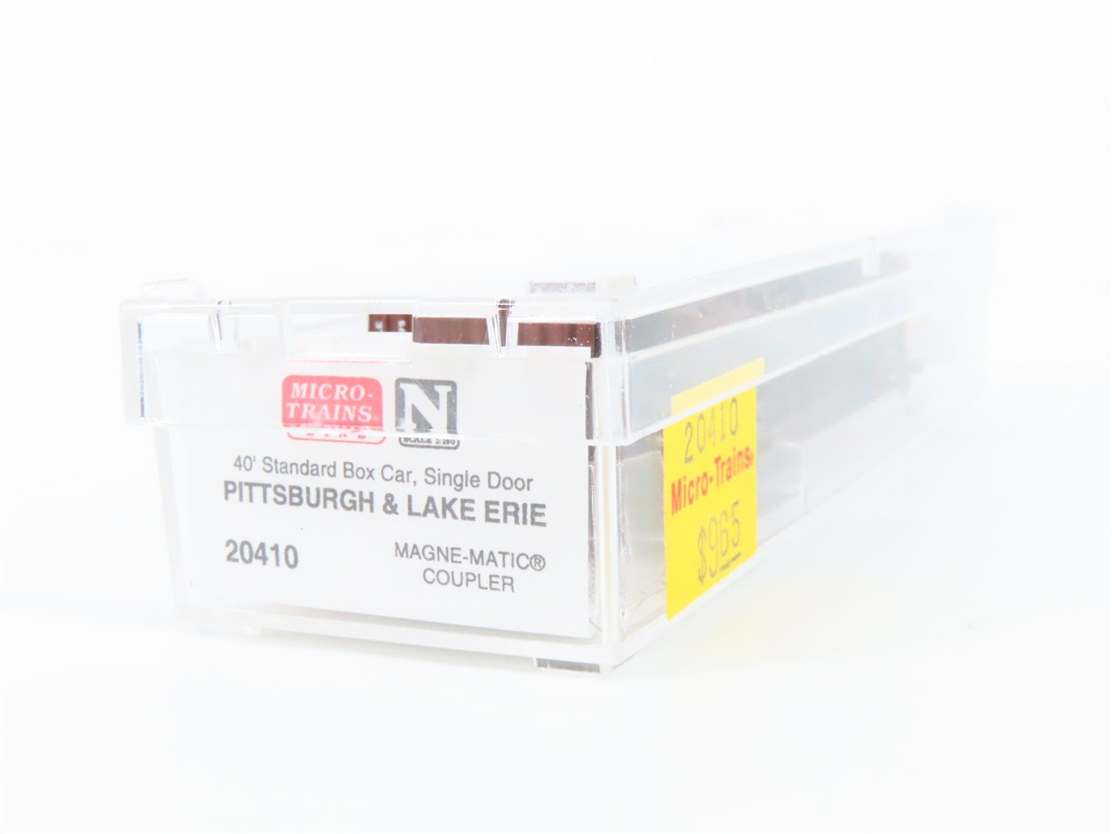 N Scale Micro-Trains 20410 P&LE Pittsburgh & Lake Erie 40' Box Car 20375 RTR