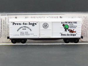 N Scale Micro-Trains 42060 PFI Potlatch Forests Inc. 40' Box Car 424 RTR