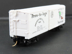 N Scale Micro-Trains 42060 PFI Potlatch Forests Inc. 40' Box Car 424 RTR