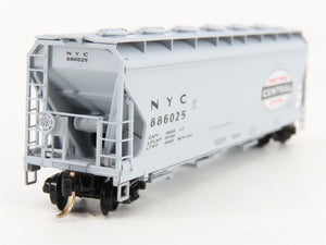 N Scale Micro-Trains 93030 NYC New York Central 3-Bay Covered Hopper 886025 RTR