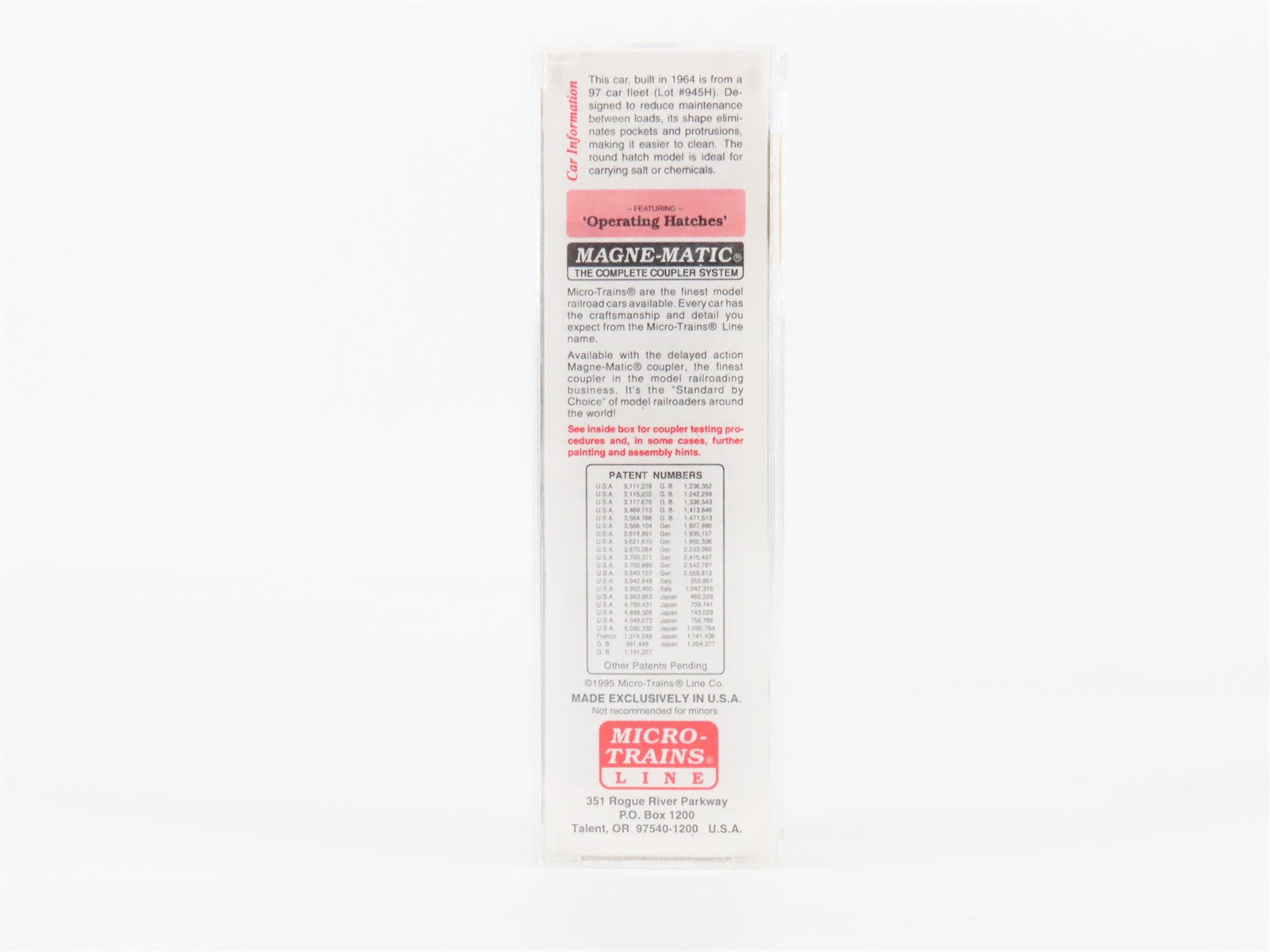 N Scale Micro-Trains 93030 NYC New York Central 3-Bay Covered Hopper 886025 RTR