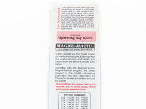 N Scale Micro-Trains 55360 Delaware, Lackawanna & Western 33' 2-Bay Hopper RTR