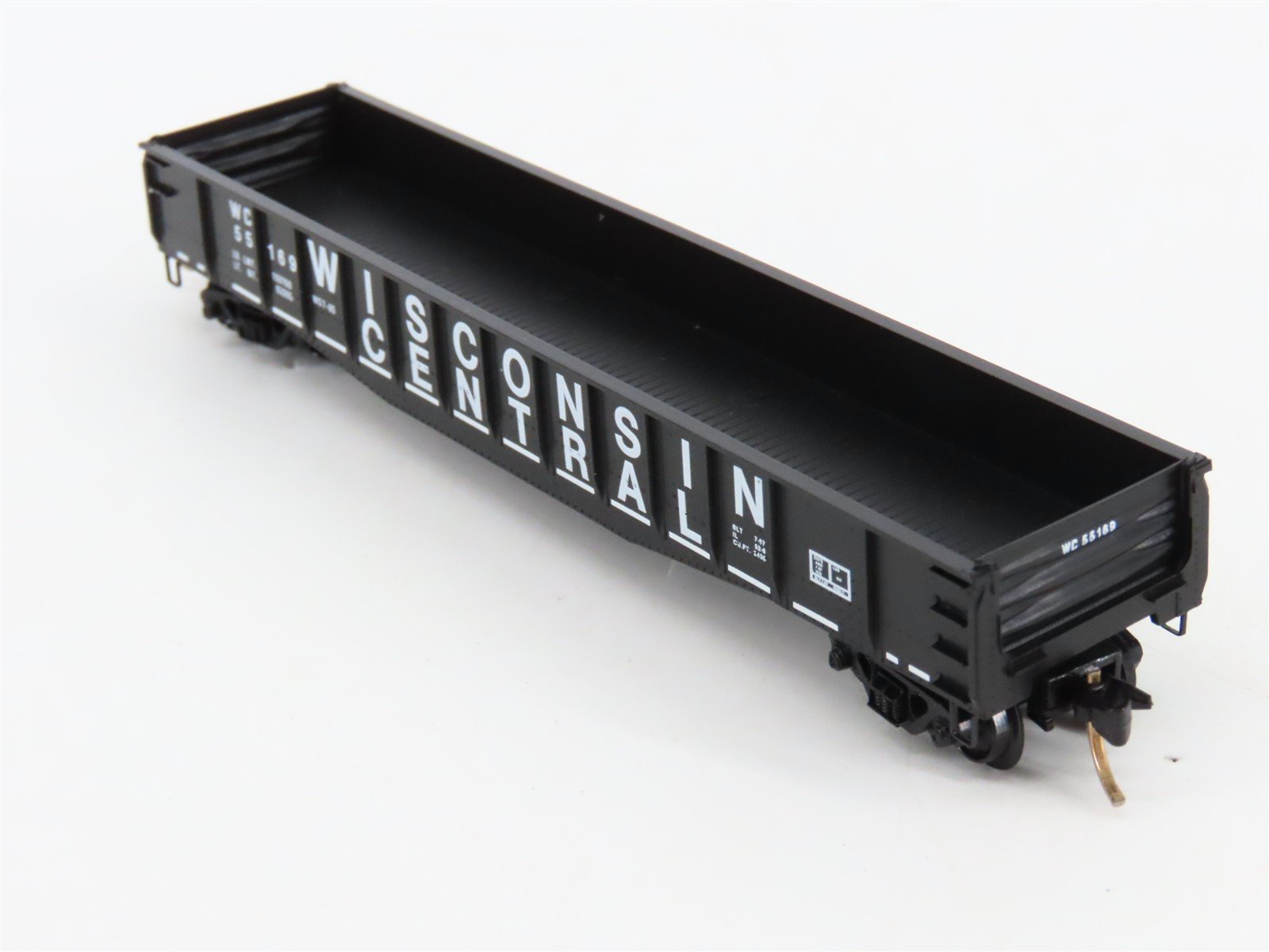 N Scale Micro-Trains 46330 Wisconsin Central 50' Gondola with Fishbelly Side RTR