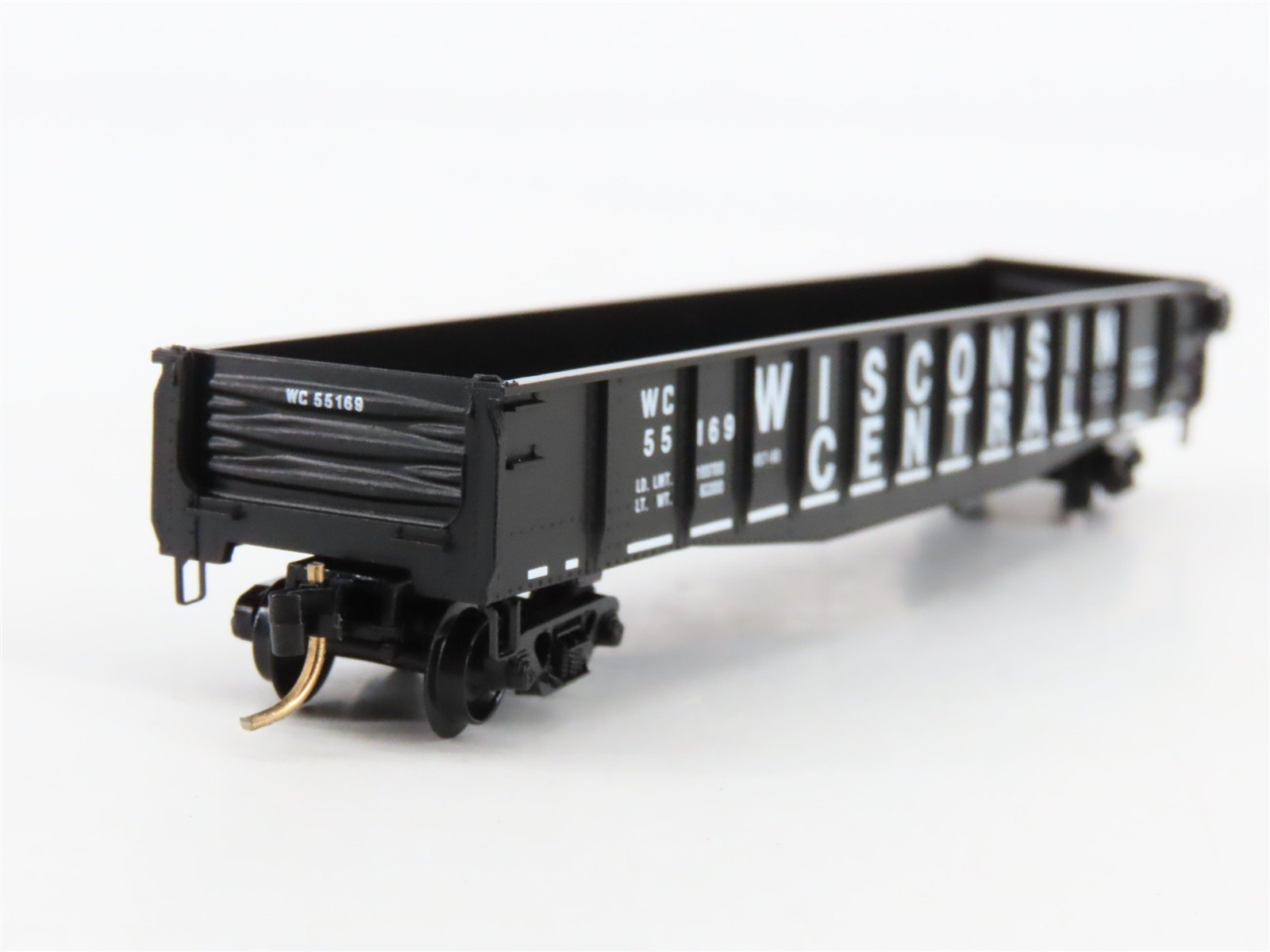 N Scale Micro-Trains 46330 Wisconsin Central 50' Gondola with Fishbelly Side RTR