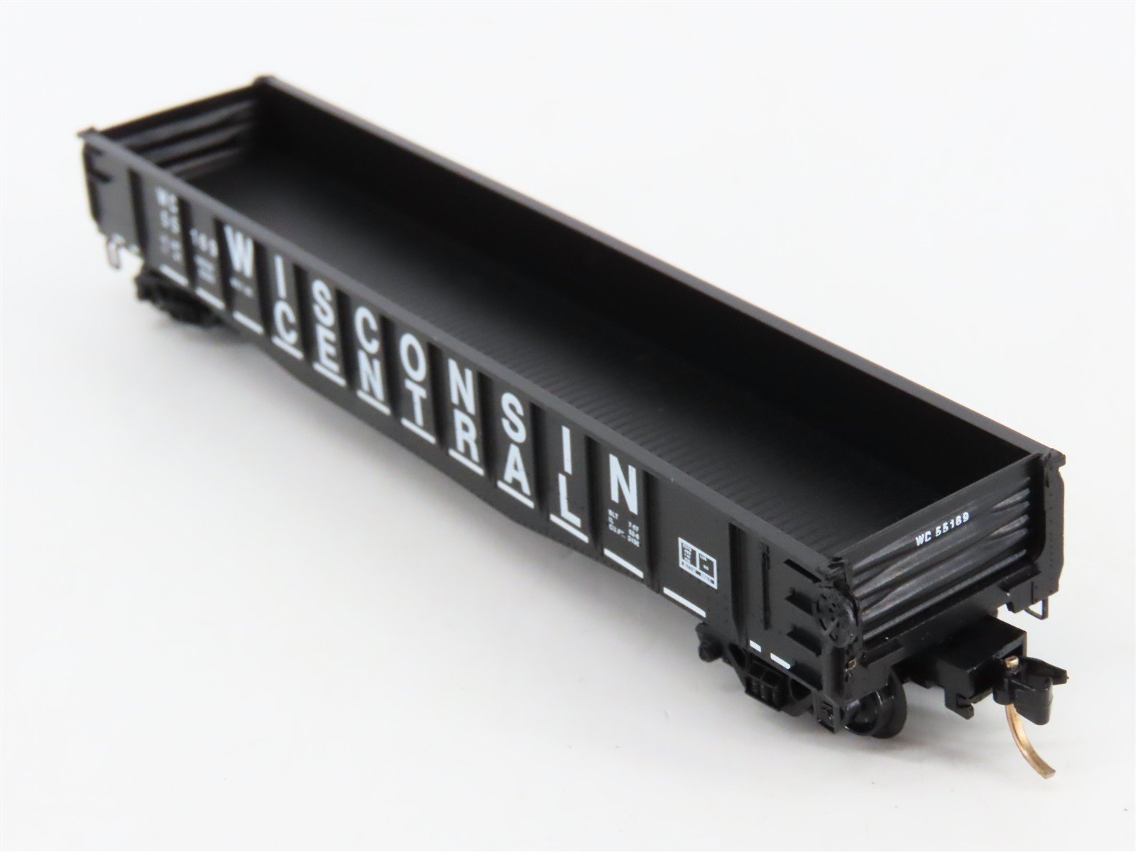 N Scale Micro-Trains 46330 Wisconsin Central 50' Gondola with Fishbelly Side RTR