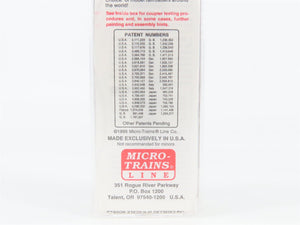 N Scale Micro-Trains 46330 Wisconsin Central 50' Gondola with Fishbelly Side RTR