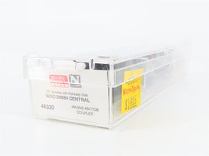 N Scale Micro-Trains 46330 Wisconsin Central 50' Gondola with Fishbelly Side RTR