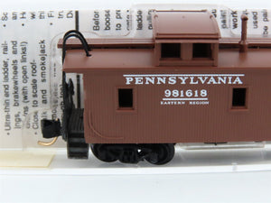 N Scale Micro-Trains 51160 PRR Pennsylvania 34' Wood Sheathed Caboose 981618 RTR