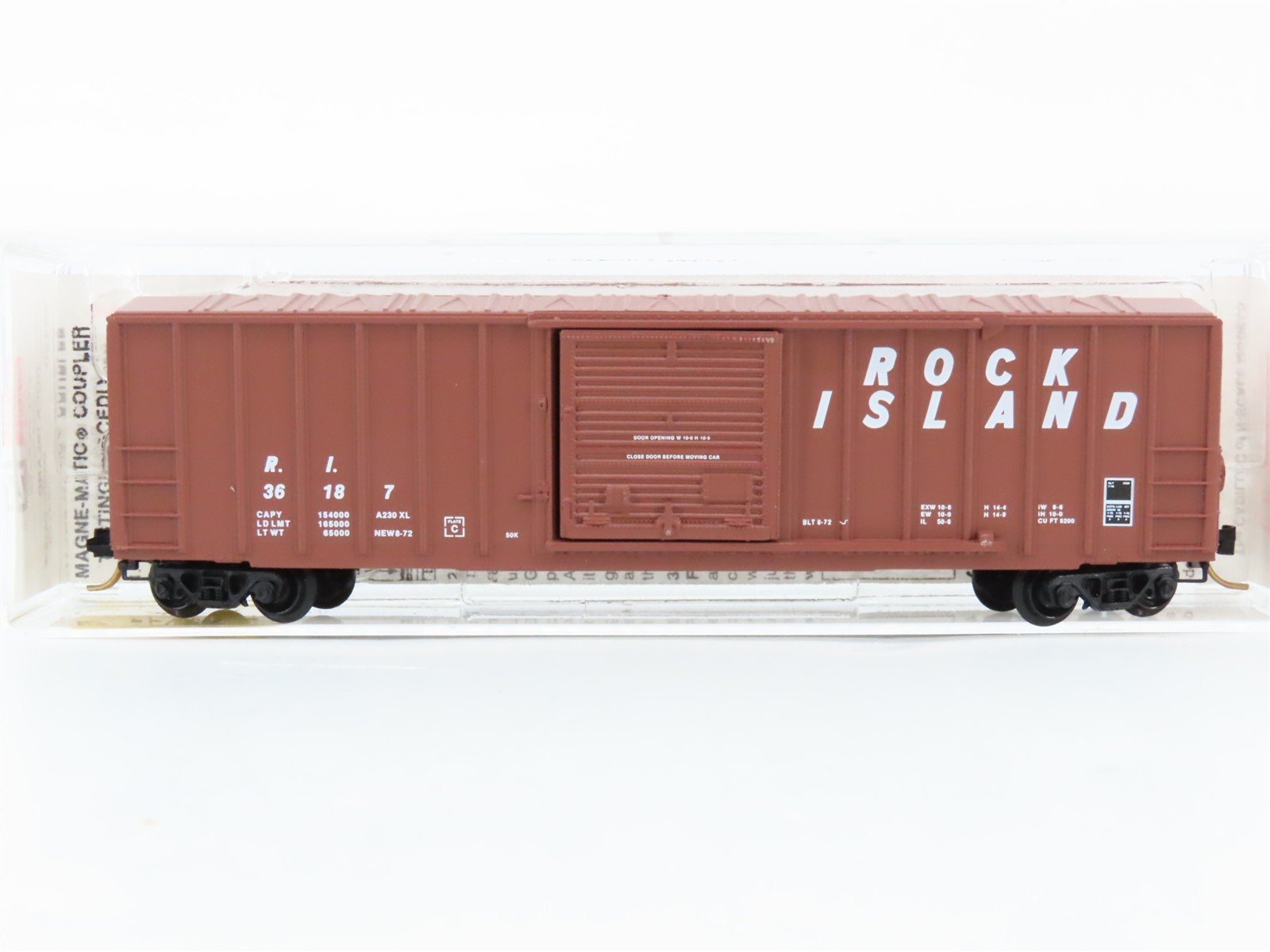 N Scale Micro-Trains 25430 RI Rock Island 50' Box Car 36187 RTR