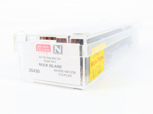N Scale Micro-Trains 25430 RI Rock Island 50' Box Car 36187 RTR