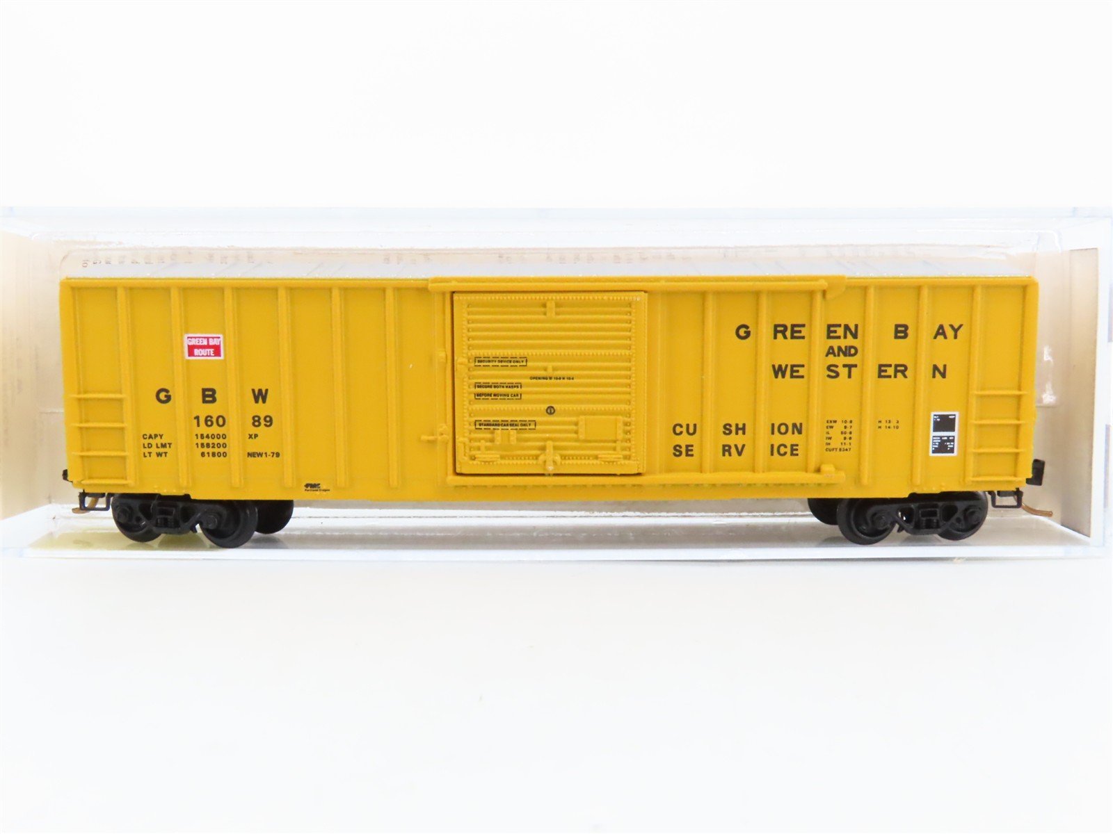 N Scale Micro-Trains 25230 GBW Green Bay & Western 50' Box Car 16089 RTR