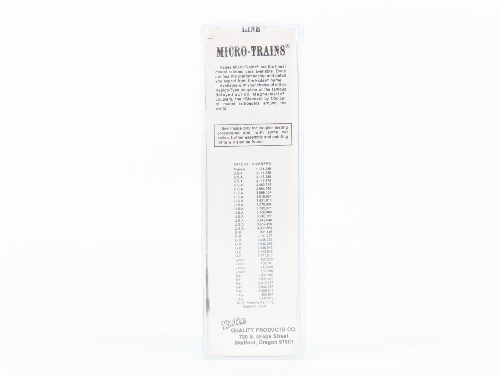 N Scale Micro-Trains 25230 GBW Green Bay & Western 50' Box Car 16089 RTR