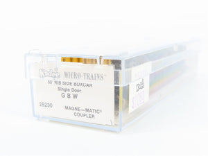 N Scale Micro-Trains 25230 GBW Green Bay & Western 50' Box Car 16089 RTR